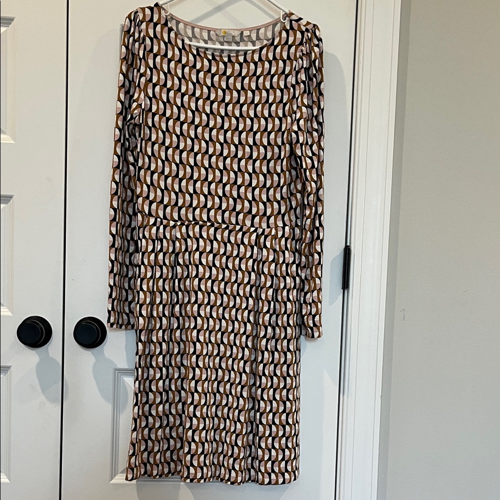 Boden Geometric Patterned Dress